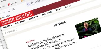 Arkkipiispa SK:n haastattelussa: Sateenkaaripareja vihkineiden rankaisemisessa jokainen kapituli toimii harkintansa mukaan