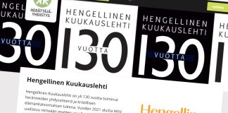 Hengellinen Kuukauslehti vaihtaa nimeä – siitä tulee Henki