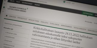Kirkkohallituksen lausunto translaista nostettiin esiin kun siitä alkoi liikkua väärää tietoa