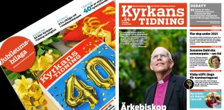 Kyrkans Tidning täyttää 40 vuotta –
Itsenäinen lehti on tärkeä osa kirkon demokratiaa Ruotsissa