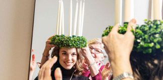 Suomen Lucia Sara Ray vierailee näinä viikkoina valontuojana 109 tapahtumassa