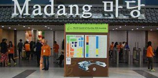 Madang kutsuu piiriin Busanissa