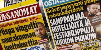 Ketkä vinguttavat kirkon luottokortteja?