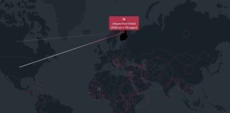 Kartta näyttää pakolaiset neljältä vuosikymmeneltä