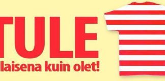 Punavalkoinen t-paita on ok Nokian seurakunnalle