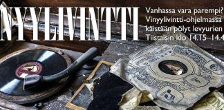 Vinyylivintti pyyhkii pölyt pois klassikoista