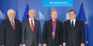 Arkkipiispan EU-tapaaminen: Uskonnot mukaan eurooppalaiseen projektiin