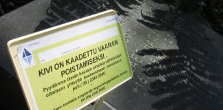 Helsingissä kaadettiin hautakiviä turvallisuussyistä