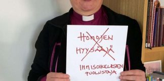 Ihmisoikeuksien puolustaja – Piispa Askola osallistui lukiolaisten kampanjaan