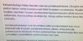 Tuomiorovasti puolustaa Haaviston lupaa saarnata