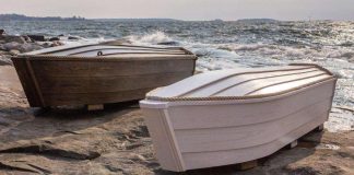 Veneenmuotoinen arkku tuotantoon