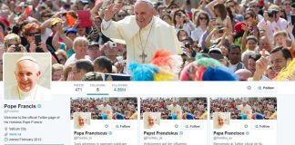 Paavi seuraa Twitterissä vain itseään