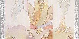 Toisena pääsiäispäivänä Jeesus toivottaa rauhaa