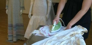 Seurakuntalaisten morsiuspuvut esillä pop-up-näyttelyssä