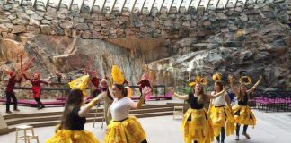 Temppeliaukion kirkko muuttuu Nooan arkiksi