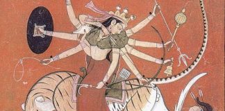 Hindulaiset juhlivat äitijumalatarta, joka antaa energian miesjumalille