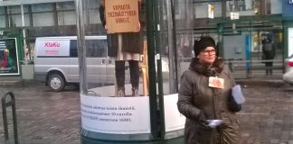 Vapaaehtoiset vielä tänään mainospilareissa yksinäisyyttä vastaan