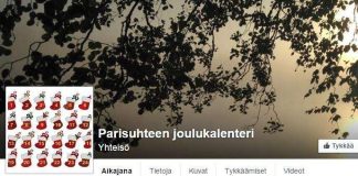 Parisuhteen joulukalenterista heti pieni some-hitti