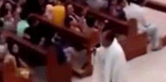 Filippiiniläispappi hyllylle – Huristeli kirkossa leijulaudalla