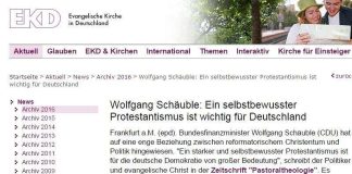 ”Vahva protestanttisuus on Saksan demokratialle tärkeää”