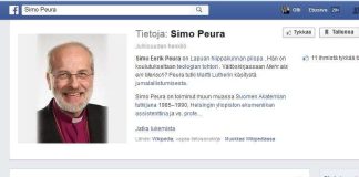 Facebook teki piispoille automaattisesti sivut