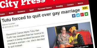 Nobelistin tyttäreltä pappisoikeudet lesboavioliiton vuoksi