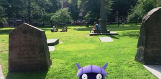 Pokémoneista ei juuri ole hautausmailla häiriötä