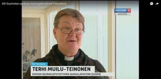 Venäjän television ykköskanava uutisoi Petroskoin pappeinkokouksesta