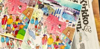 Miesparin pusukuva poistettiin seurakuntien joulukalenterista