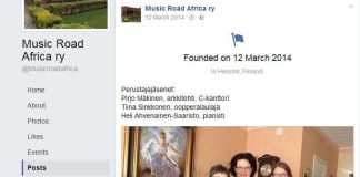 Kristillisen rauhanliikkeen palkinto Music Road Africa ry:lle