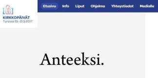 Kirkkopäivät vetää kohumainokset pois – Anteeksi, pieleen meni