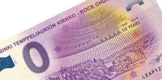 Temppeliaukion kirkon kuva uuteen keräilyseteliin – muistuttaa monin tavoin euroseteleitä