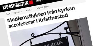 Kristiinankaupungin kappalaisen kirjoituksesta tehtiin rikosilmoitus, kirkosta eroamiset jatkuneet