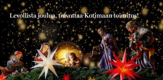 Vapahdusta me tarvitsemme – Levollista ja siunattua joulua!