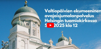 Valtiopäivien avajaisjumalanpalveluksessa saarnaa piispa Jari Jolkkonen – Seuraa jumalanpalvelusta striimattuna Kotimaan sivuilta