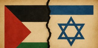 EVA:n kysely: Palestiina-näkemykset jakautuvat puoluekannan mukaan Palestiinan ja Isralin liput rinnakkain