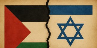 EVA:n kysely: Palestiina-näkemykset jakautuvat puoluekannan mukaan palestiinan ja israelin liput rinnakkain