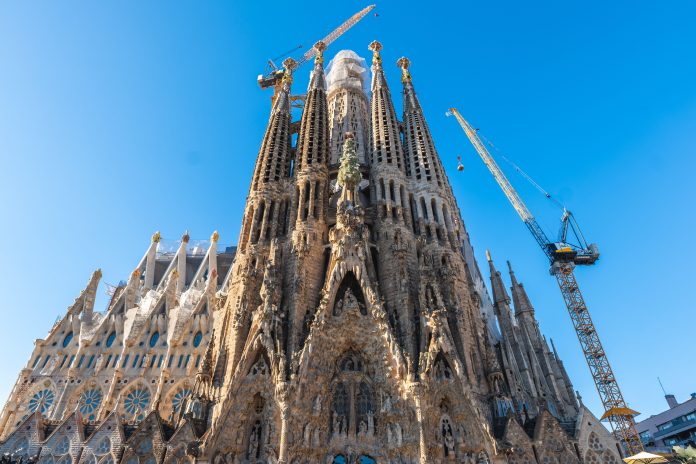 October 30, 2025: The Basilica i Temple Expiatori de la Sagrada Familia, aka Sagrada Familia, located in Barcelona, Catalonia, Spain. It isdesi gned b