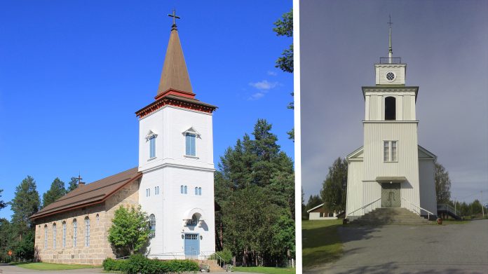 Sodankylän ja Pelkosenniemen kirkot by Creative Commons
