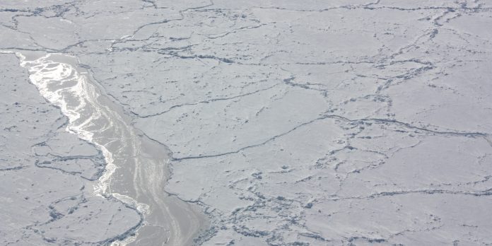 Ice in the Bellingshausen Sea by NASA George Hale