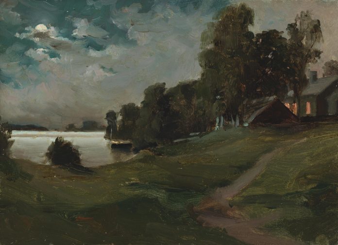 Kuva 1 Albert_Edelfelt_Haikon_huvila_kuutamossa_Kansallisgalleria Hannu_Pakarinen