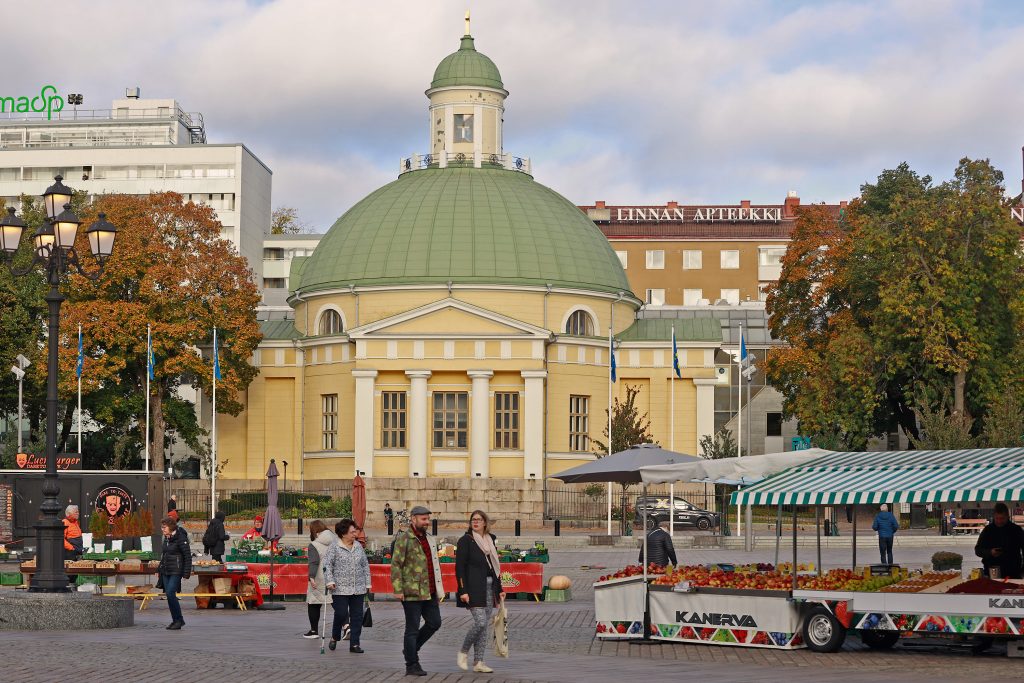 turun ortodoksinen kirkko kuvattu kauppatorilta