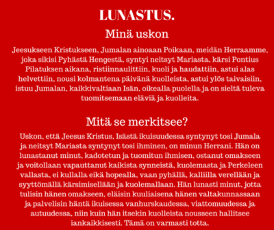 mina-uskon